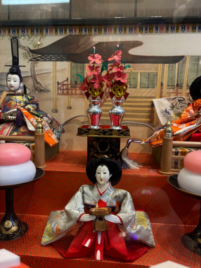 ★送料込み★雛人形 ガラスケース入り ひな祭り※直接引き取り5000円オフ