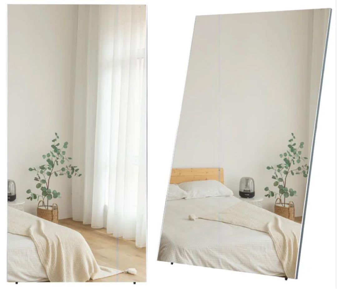 軽壁掛け鏡160x100cm黒