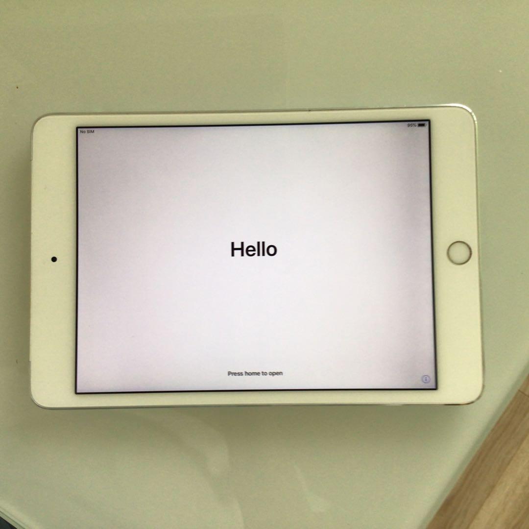 Apple iPad mini 4ホワイト本体