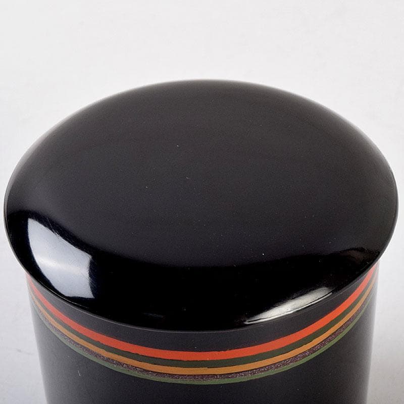 茶道具　黒漆　茶器　時代箱　V　8814
