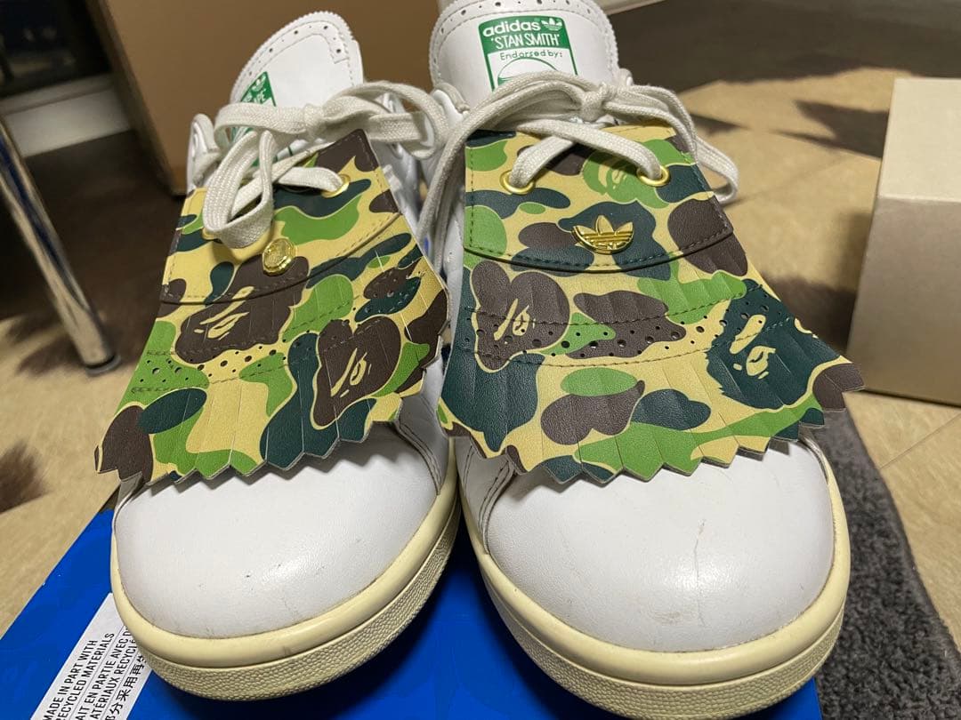 APE x adidas Stan Smith ゴルフシューズ 28cm