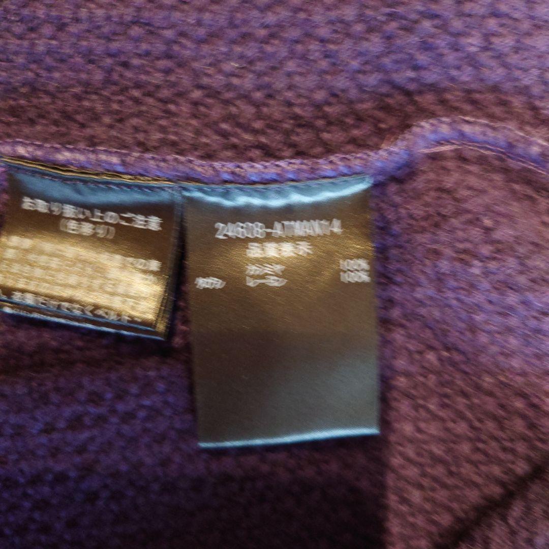 FOXEY カシミヤカーディガンジャケット七分袖 サイズ40 紫ネイビー