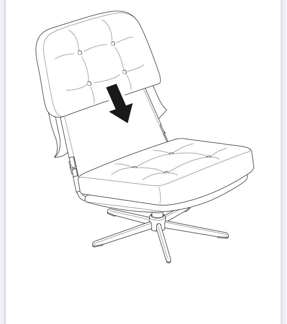 IKEA ディヴリンゲ　ブラック