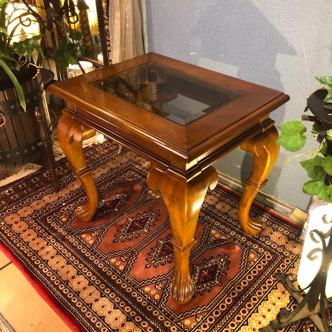 チルヴィンテージ US アンティーク　ネストテーブル　バラ売り可　猫脚