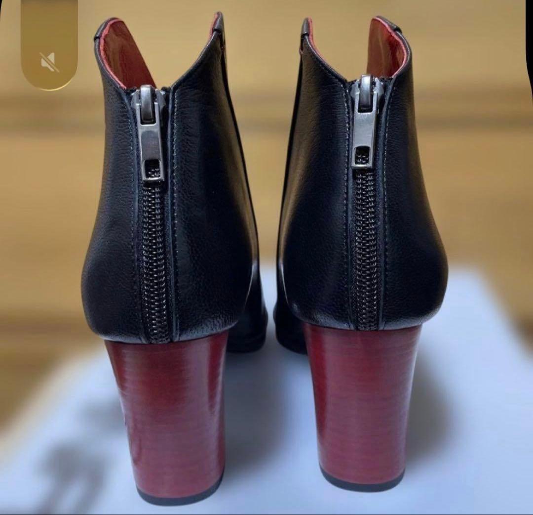 MANAチャンキー・ブーツ BL/C 37size 23.5㌢新品未使用