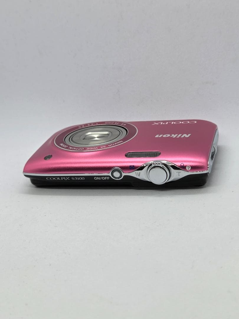 【ジャンク】ニコン Nikon COOLPIX S3100 ピンク デジカメ