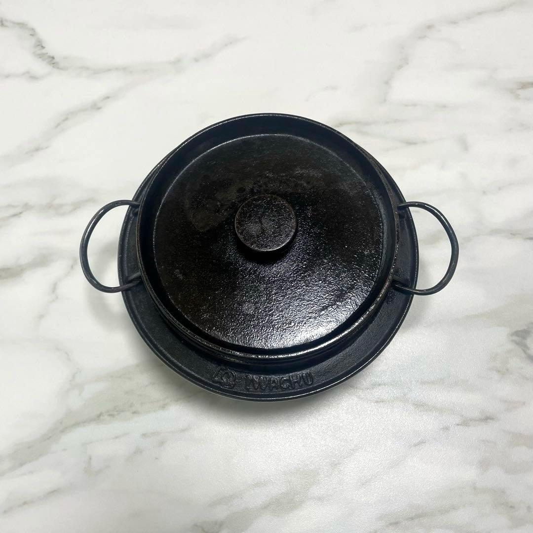 岩鋳　イワチュー　IWACHU ごはん鍋　5合炊　ご飯鍋　南部鉄器　黒