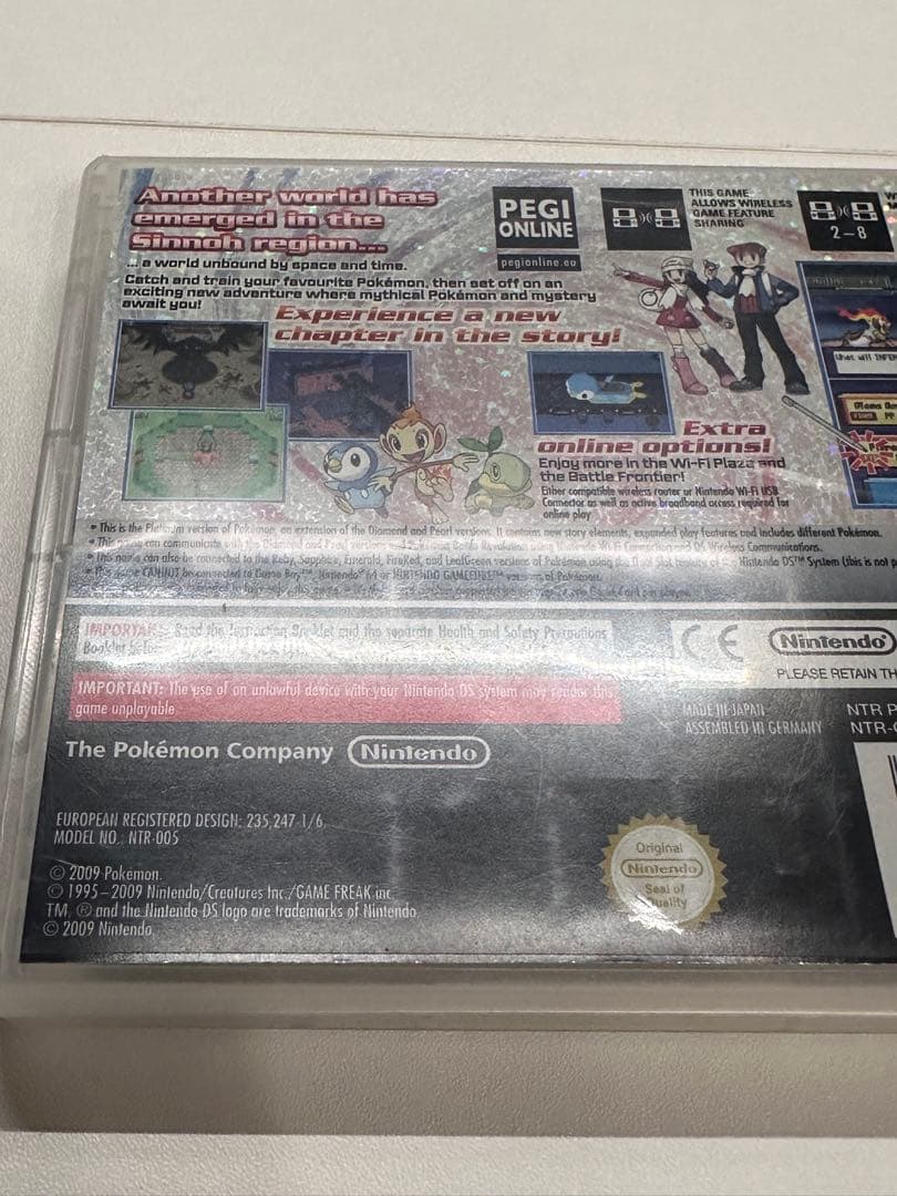 ポケット　モンスター　プラチナ　欧州版　正規品