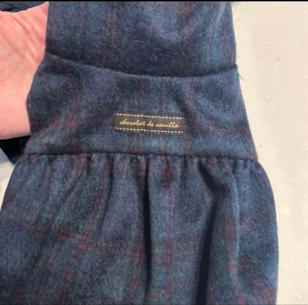 アトリエgg★ランデブー19ハーフ試着のみ②★タートルワンピースタータンチェック