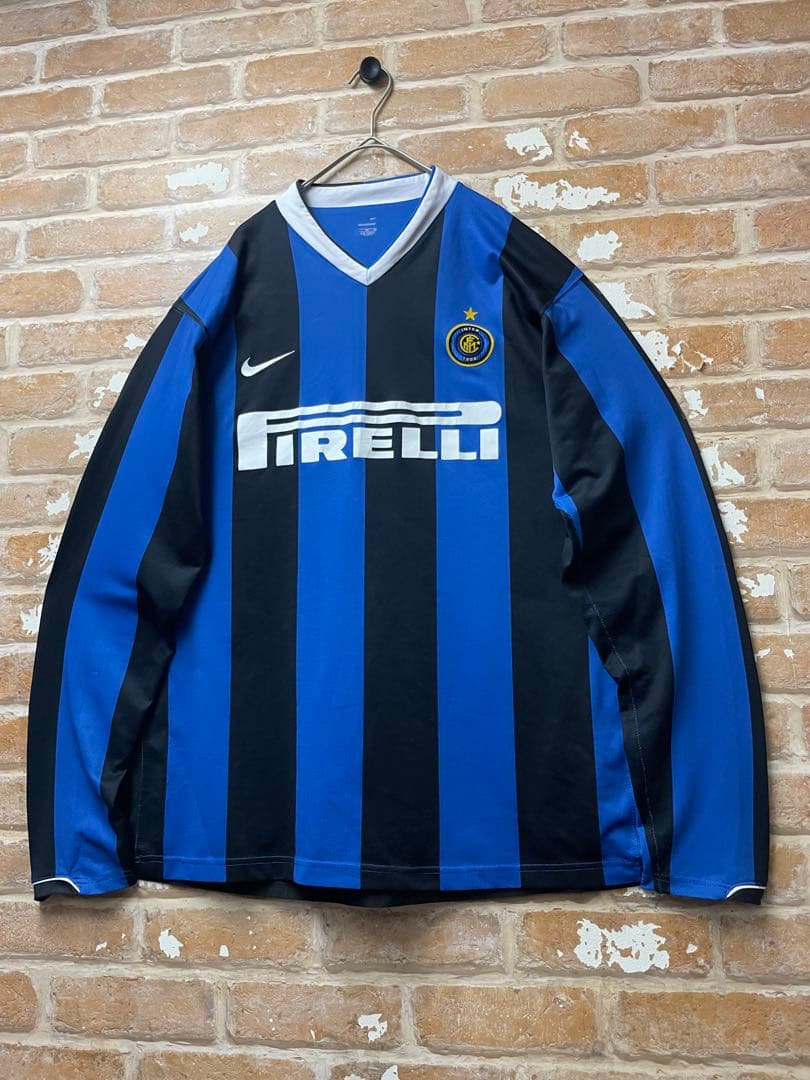 00s NIKE ユニフォーム　サッカーシャツ　ナイキ　インテル　intel 青