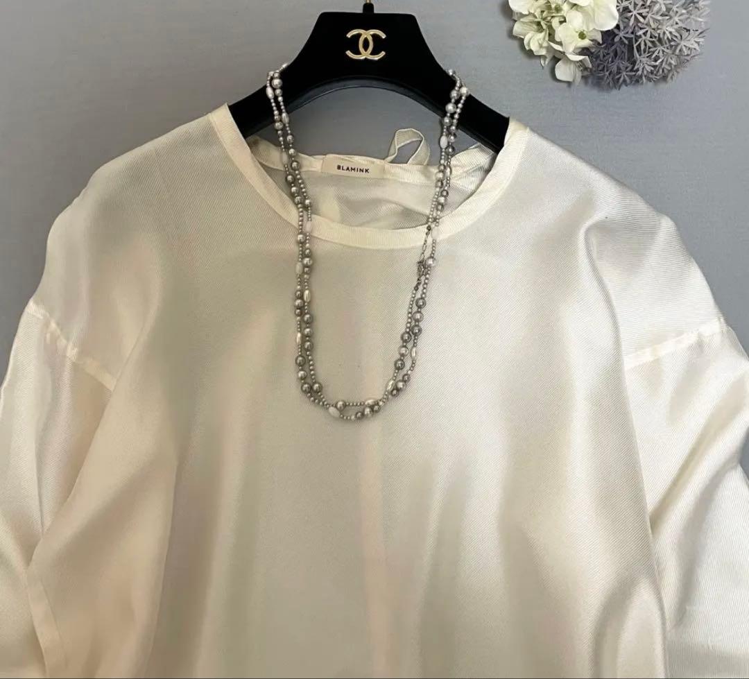 【人気】【定価5万】 BLAMINKブラミンクシルク インティメイト ブラウス