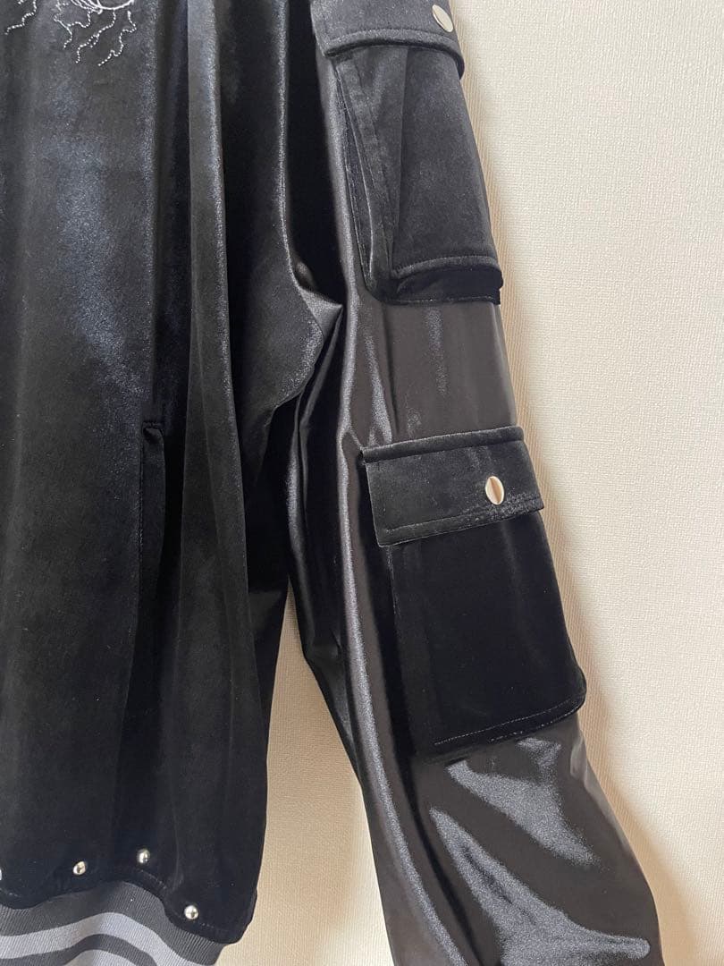 【最終値下げ】DimMoireディムモアールMessyBonesベロアスカジャン