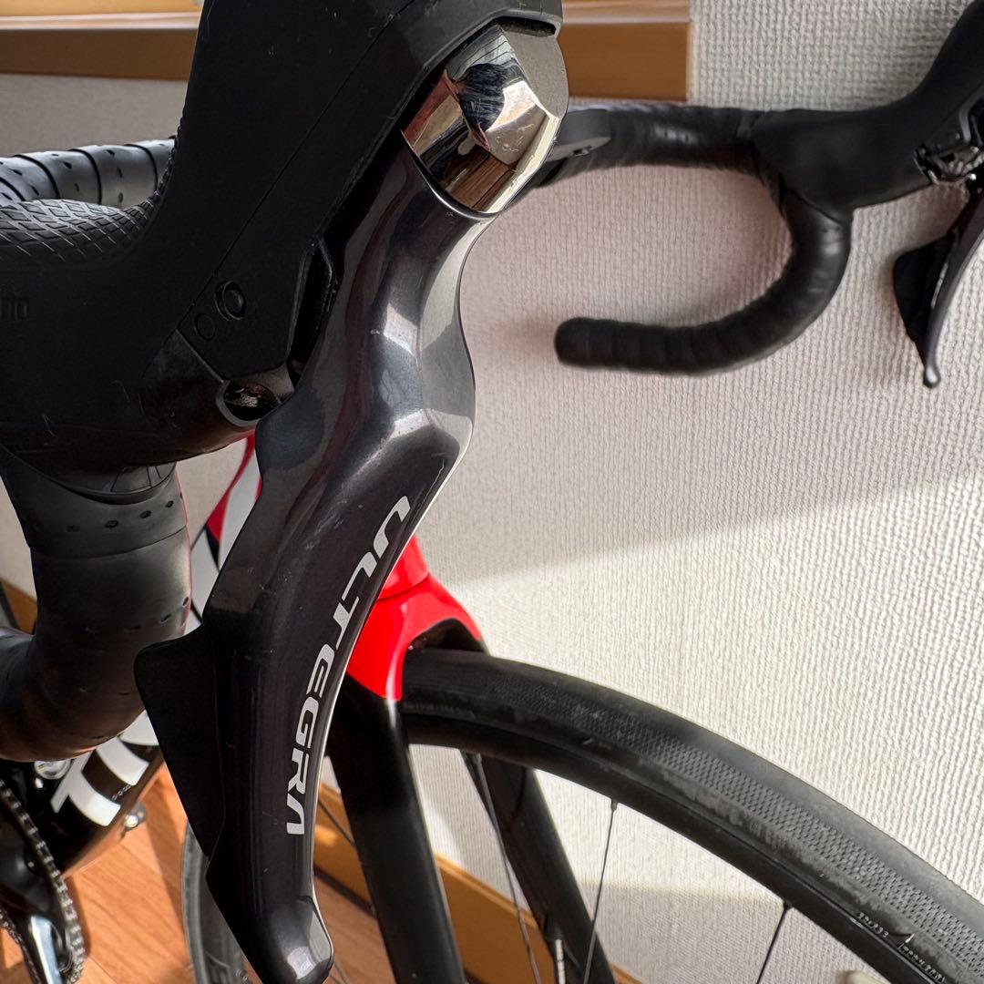 【52】完成車 TREK EMONDA SL6 ブラック レッド 室内保管