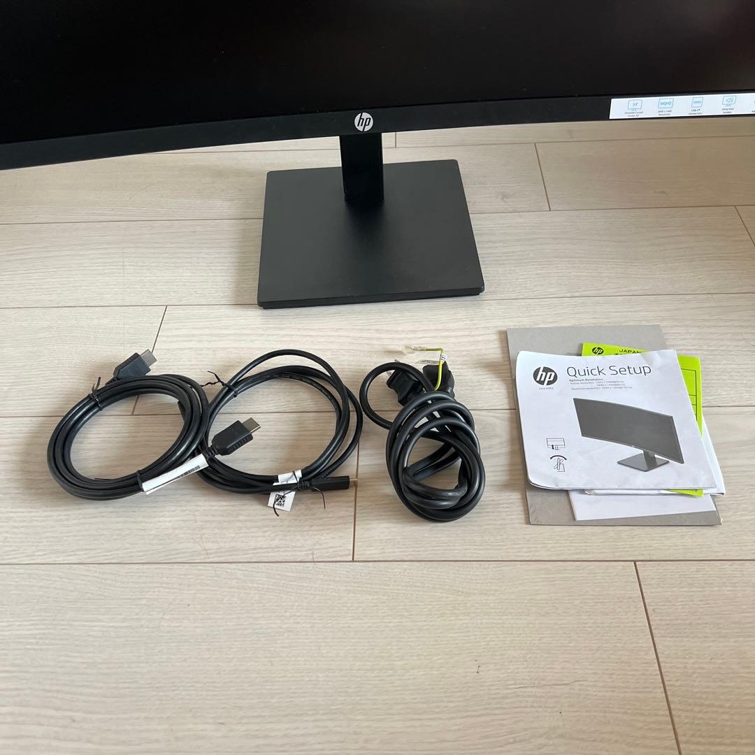 HP M34d WQHD 34インチ ウルトラワイドモニター PD充電 ハブ
