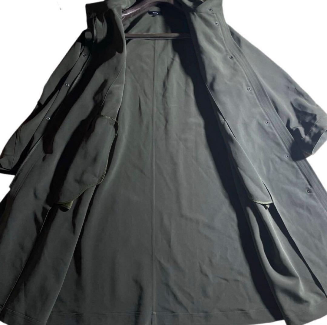 【極美品22SS】セオリー 01-2109606 ミリタリーコート S(XL相当