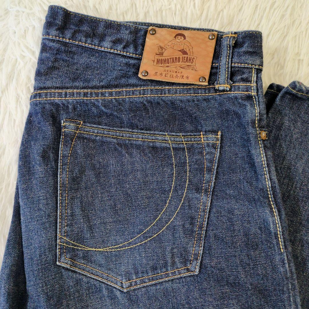 桃太郎ジーンズ 銅丹レーベル 大戦系 デニム セルビッチ ボタンフライ 日本製