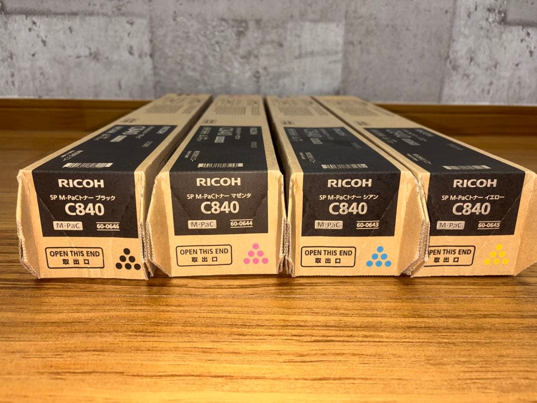 RICOH C840 トナーカートリッジ 4本セット【純正品】