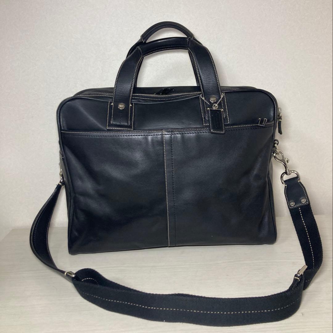 【美品】COACH トランスアトランティック ラージコミューター ビジネスバッグ