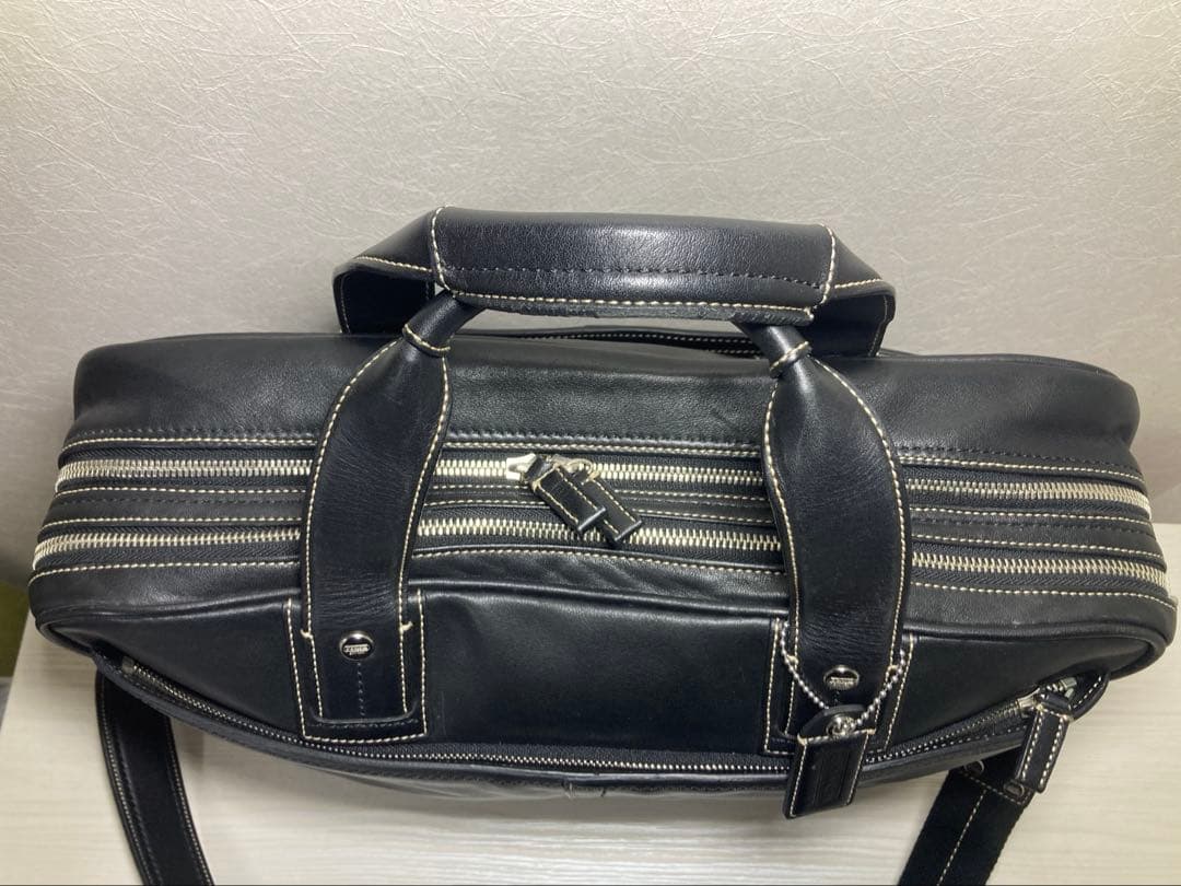 【美品】COACH トランスアトランティック ラージコミューター ビジネスバッグ