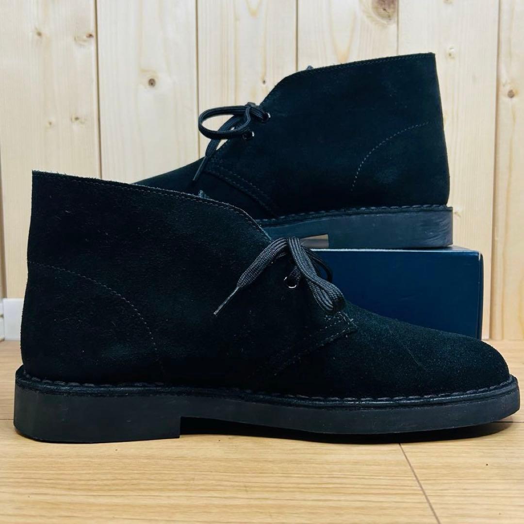 【極美品】Clarks クラークス Desert Boot Evo 黒 25cm