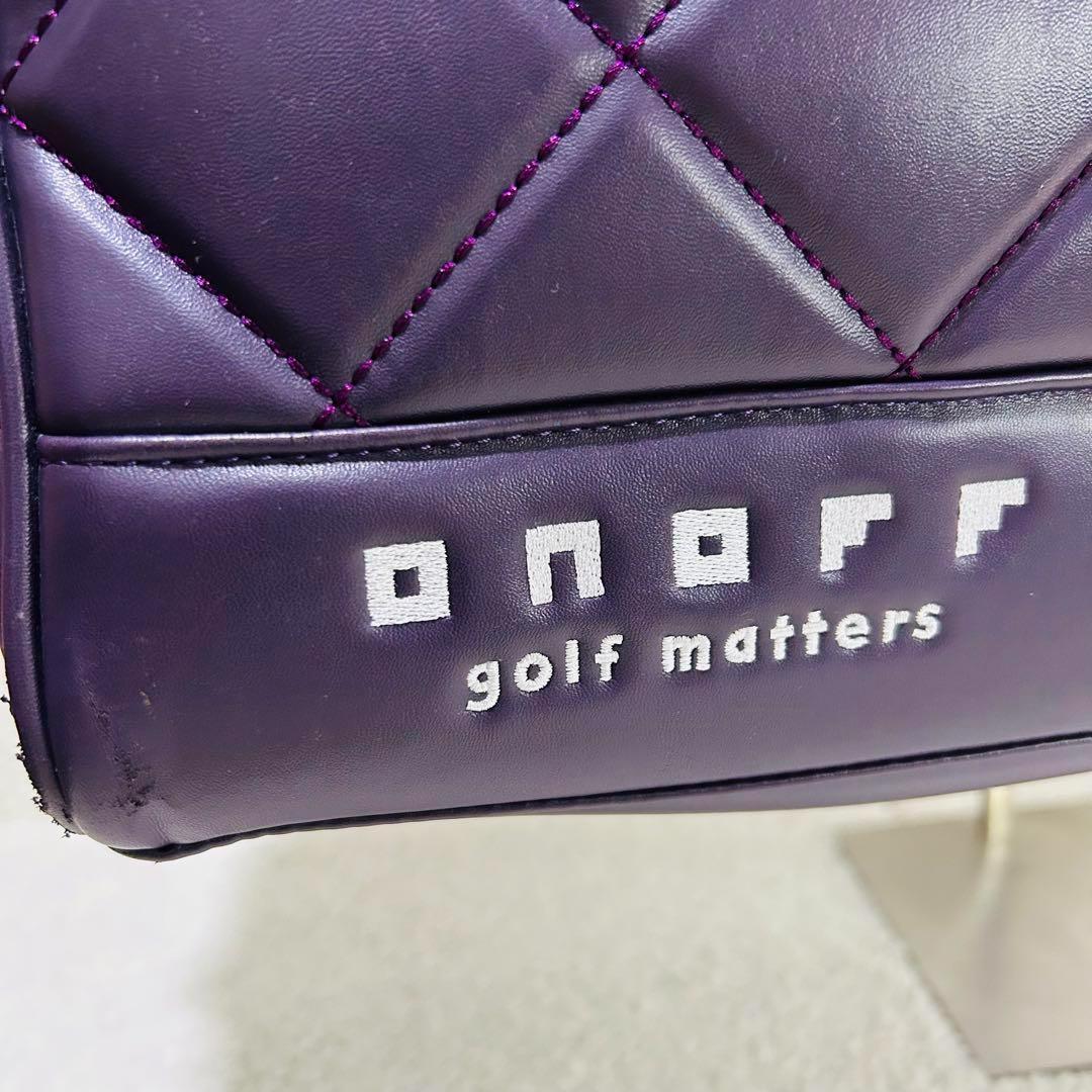 美品　ONOFF オノフ ゴルフ ボストンバッグ シューズ収納ポケット付き