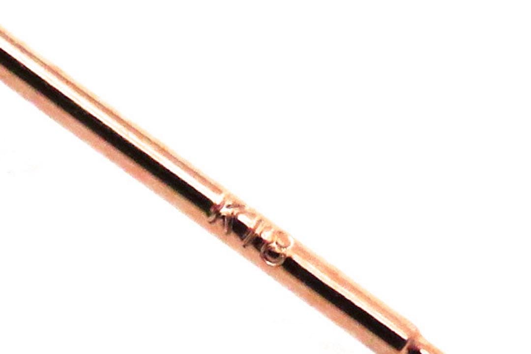 メ*マ様 K18PG 18金ピンク ダイヤモンド0.220ct 片耳ピアス ブラ