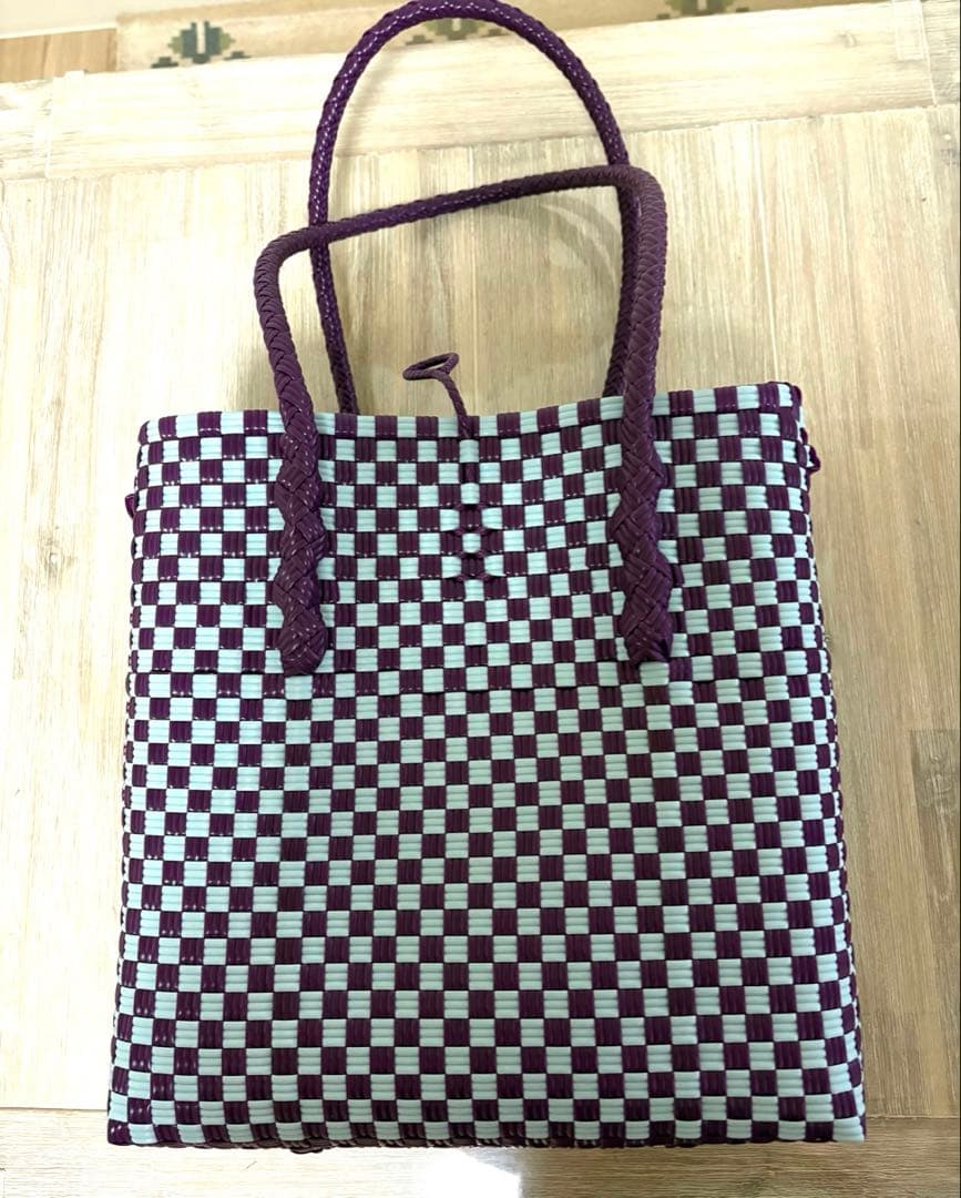 新品未使用★MEKEARISA★GUMMY BAG ・M・アジサイ