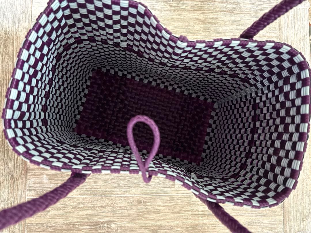 新品未使用★MEKEARISA★GUMMY BAG ・M・アジサイ