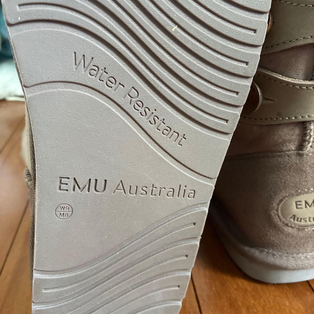 新品 エミューオーストラリア EMU ムートンブーツ 26 ベージュ ミドル丈