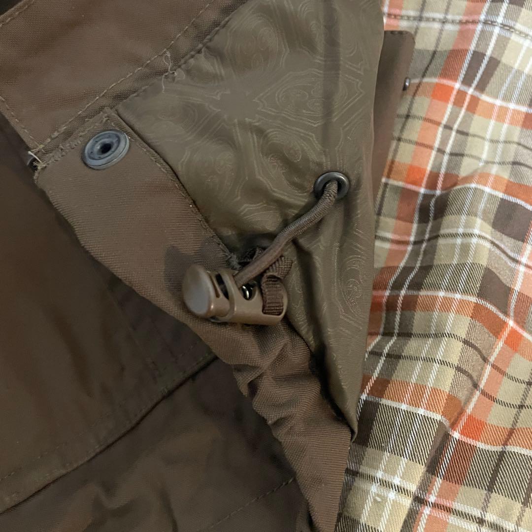 Burtonバートンスキーウェアスノーボードジャケットパーカーフード茶色ブラウン