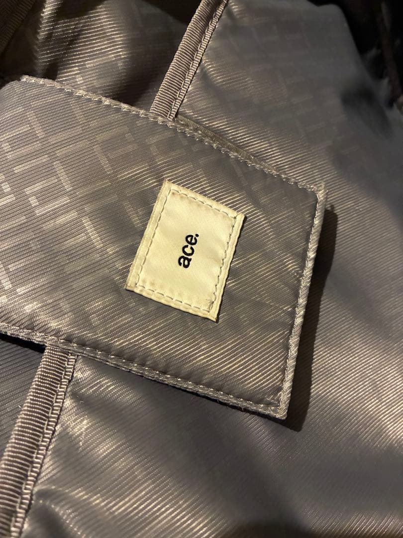 美品　ace ビジネス用ネイビーバックパック