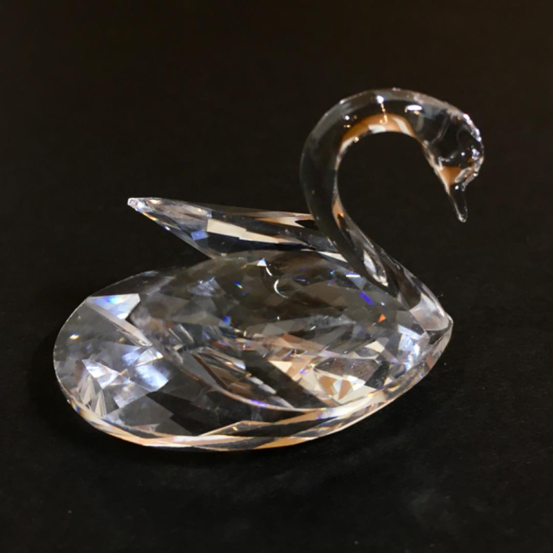 Swarovski スワロフスキー 白鳥 スワン クリスタル フィギュリン 置物