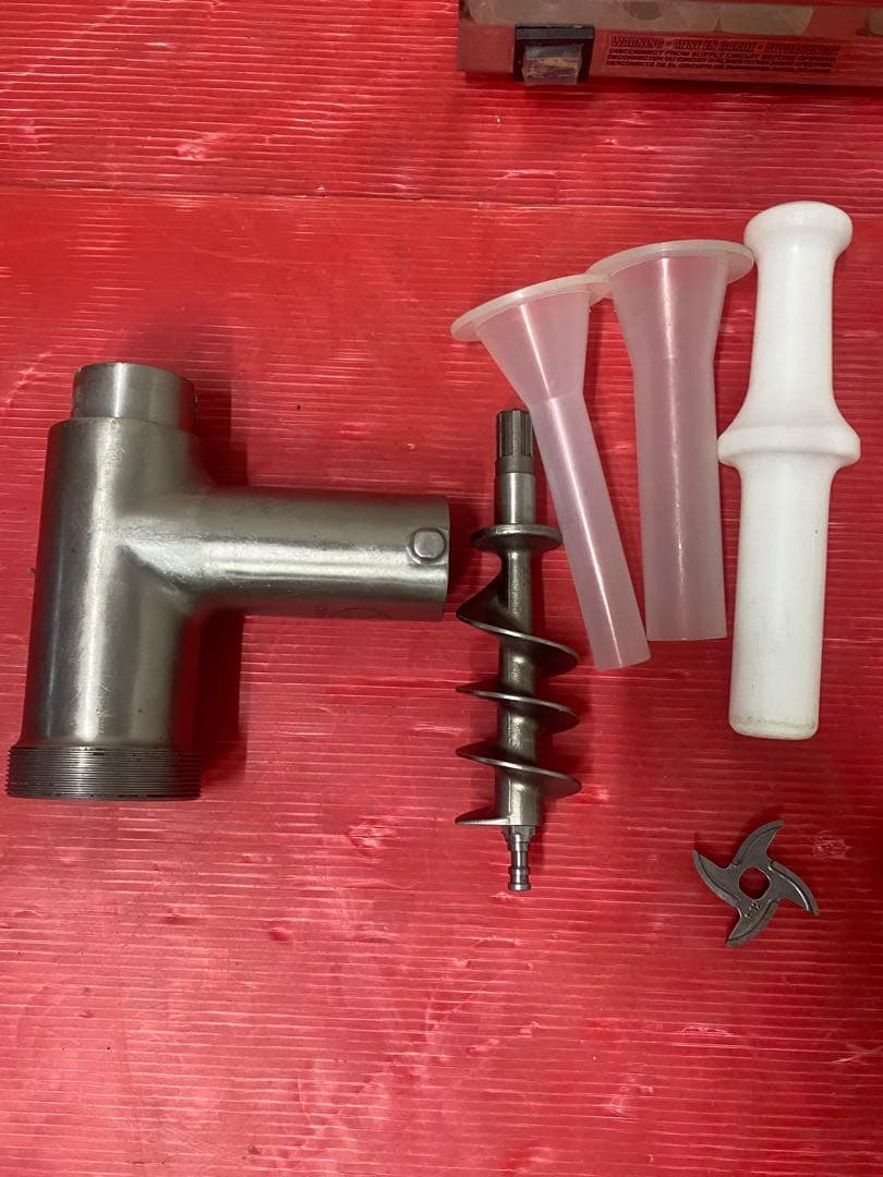 ミナト 業務用ステンレス製 電動ミンサー PMM-22F (100V750W/