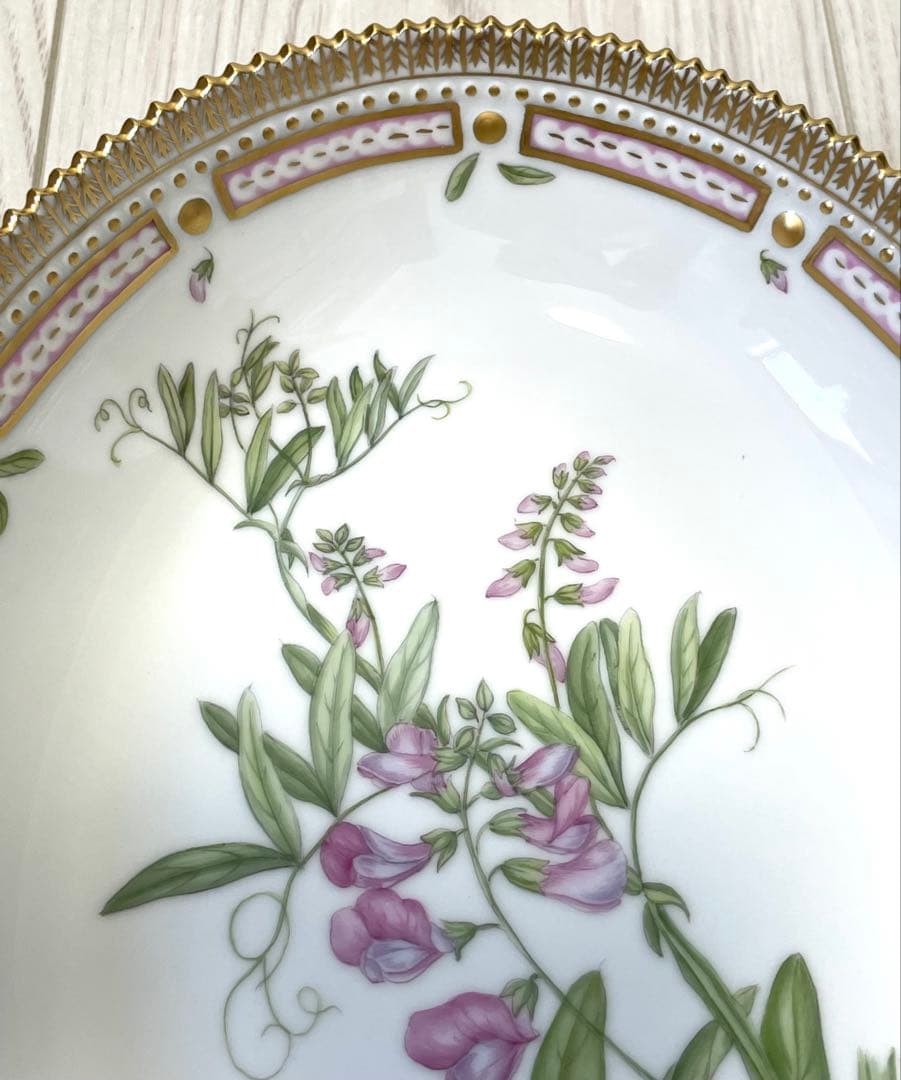 【美品】ロイヤルコペンハーゲン　フローラダニカ　オーバル　プレート　皿