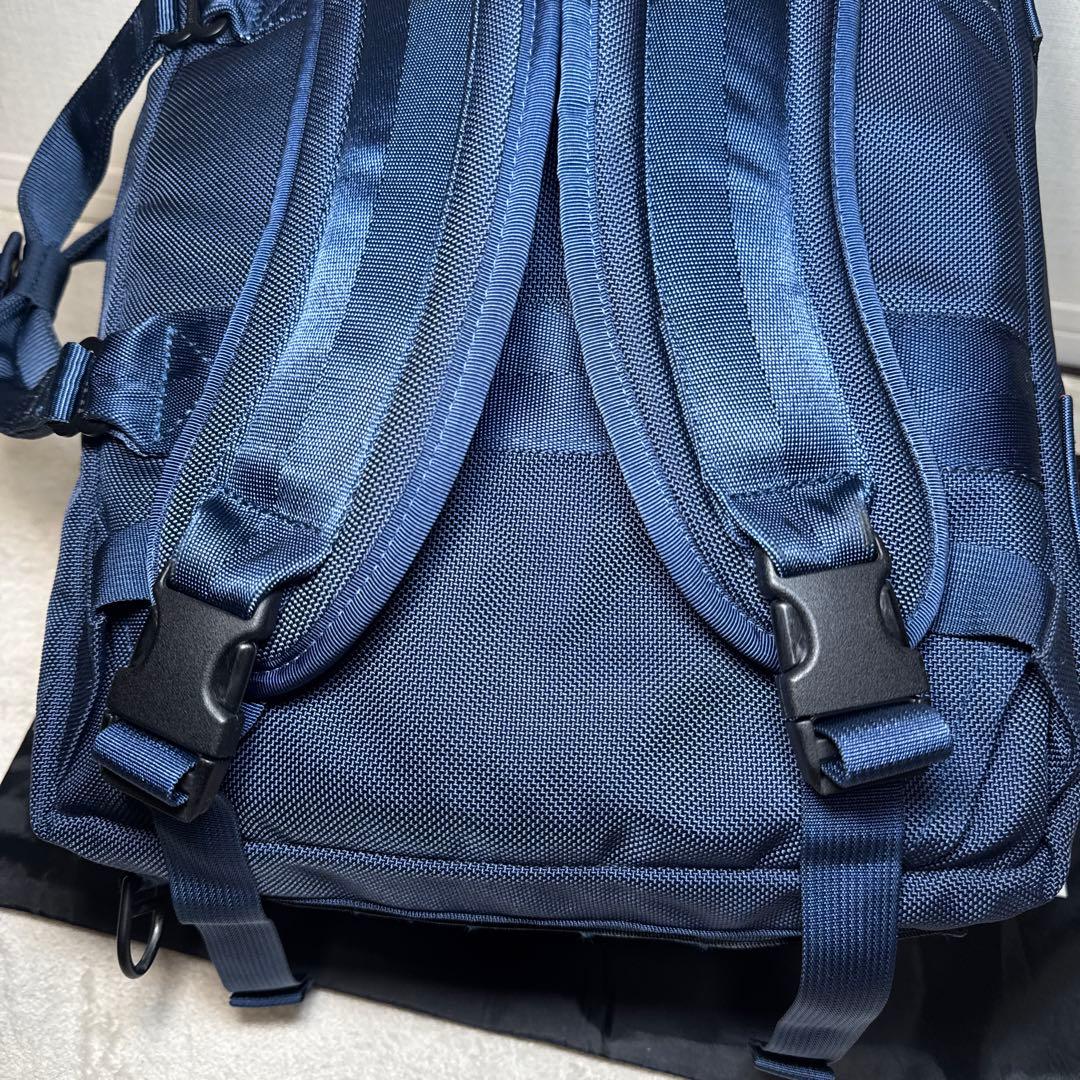 14 極美品　ブリーフィング　ビジネスバッグ　3way ブルー　ネイビー