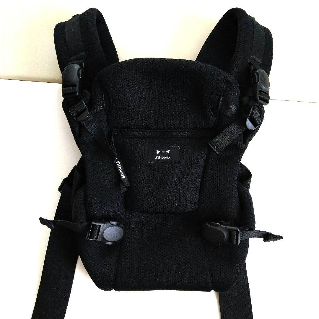 Pittorestk ピトレスク ベビーキャリア ファースト　ブラック　抱っこ紐