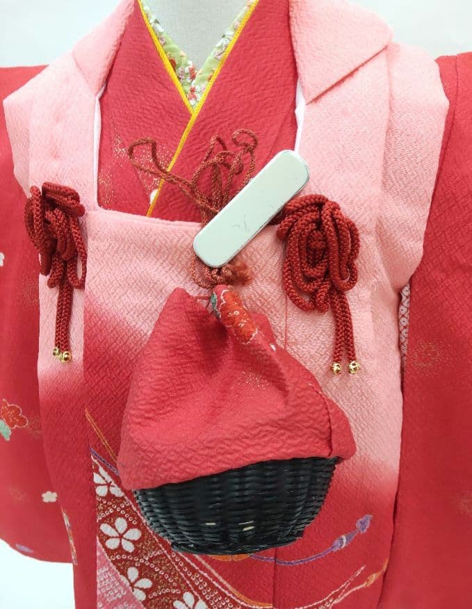 七五三○七五三着物○被布セット○作り帯○3歳女の子○子供着物○キッズ着物○被布