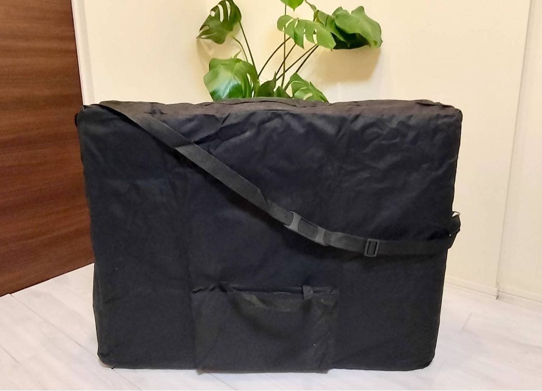 折りたたみ マッサージベッド 茶 ベージュ