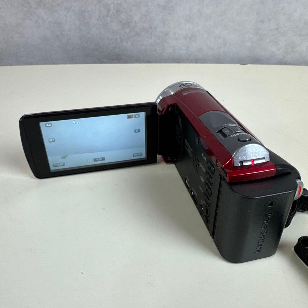 JVC Everio ビデオカメラGZ-E600-R レッド
