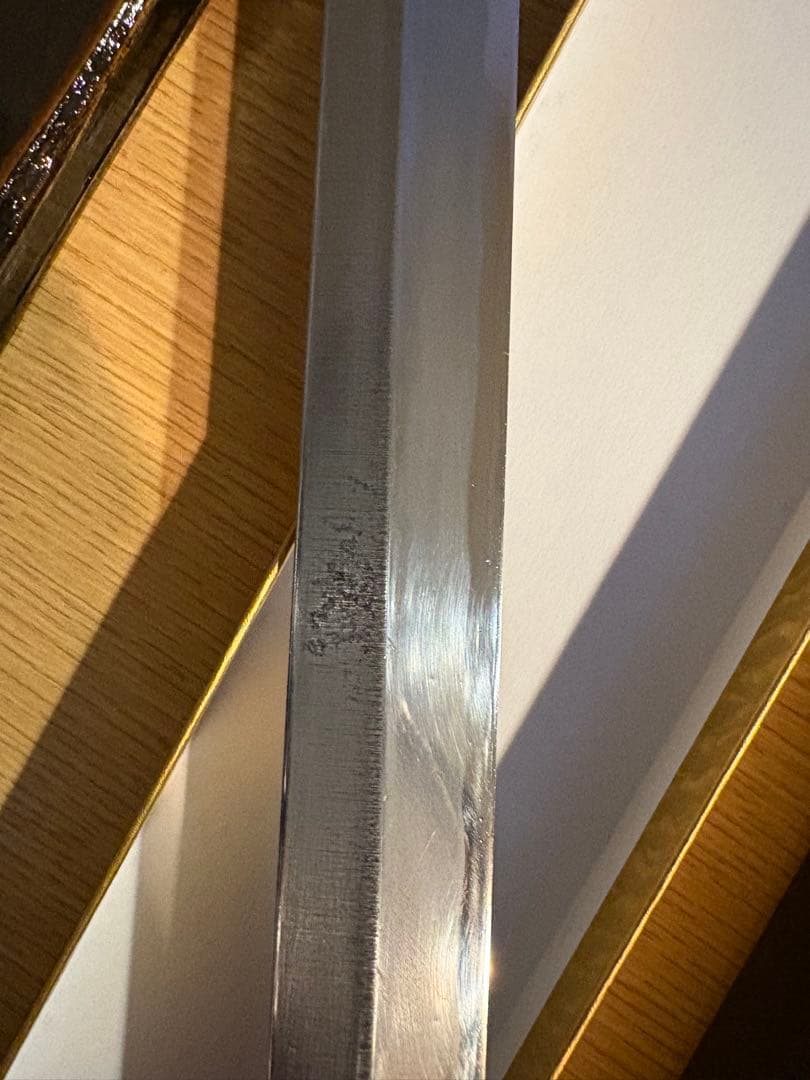 有次 刺身包丁 先丸 白ニ鋼 特製　尺. 刃渡り32cm 日本製