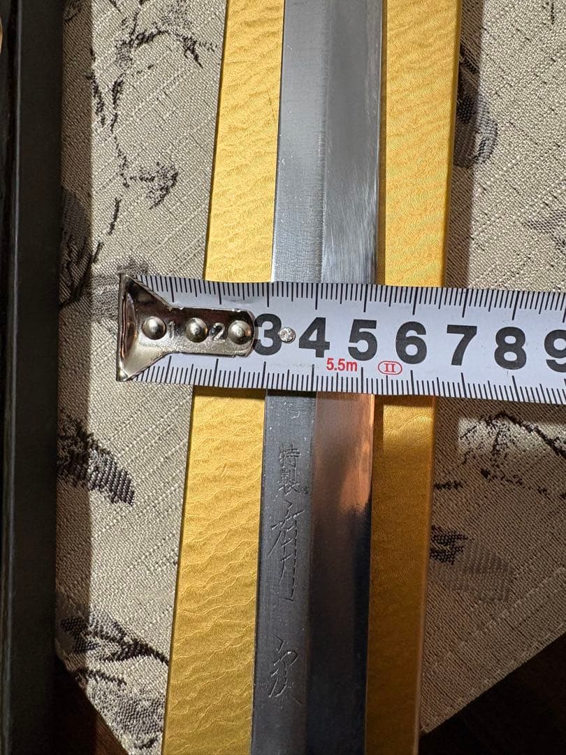 有次 刺身包丁 先丸 白ニ鋼 特製　尺. 刃渡り32cm 日本製