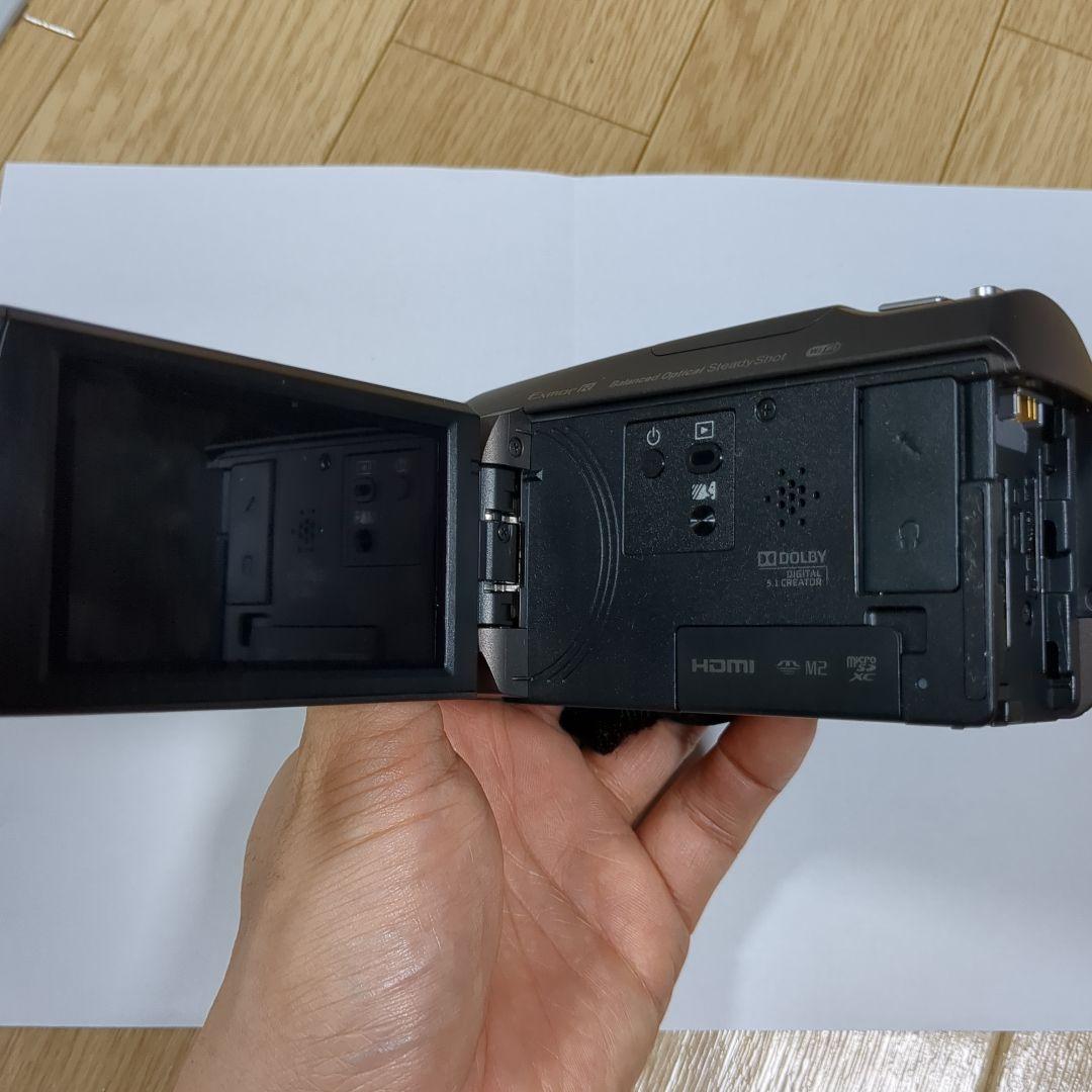 SONY HDR-CX680本体、別売りバッテリーパック、ビデオカメラケース