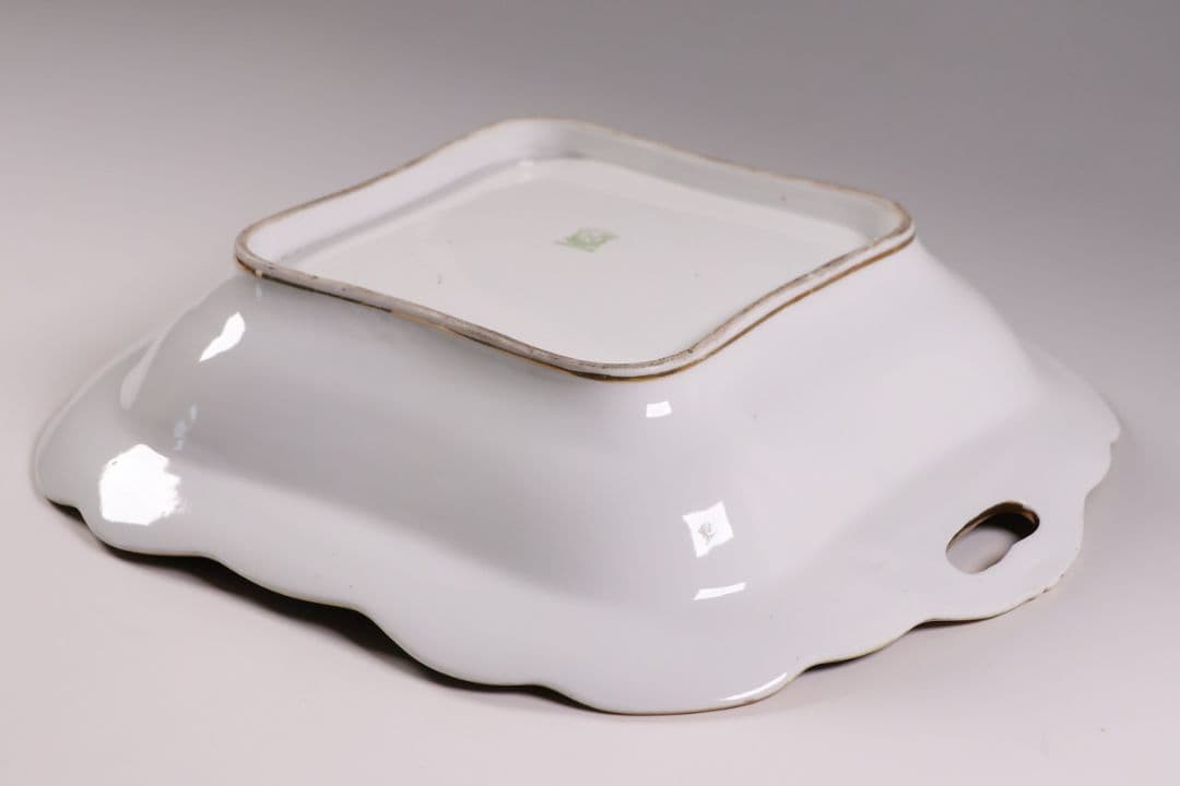 【CM290】オールドノリタケ 花図 プレート 皿 27.2cm 陶磁器