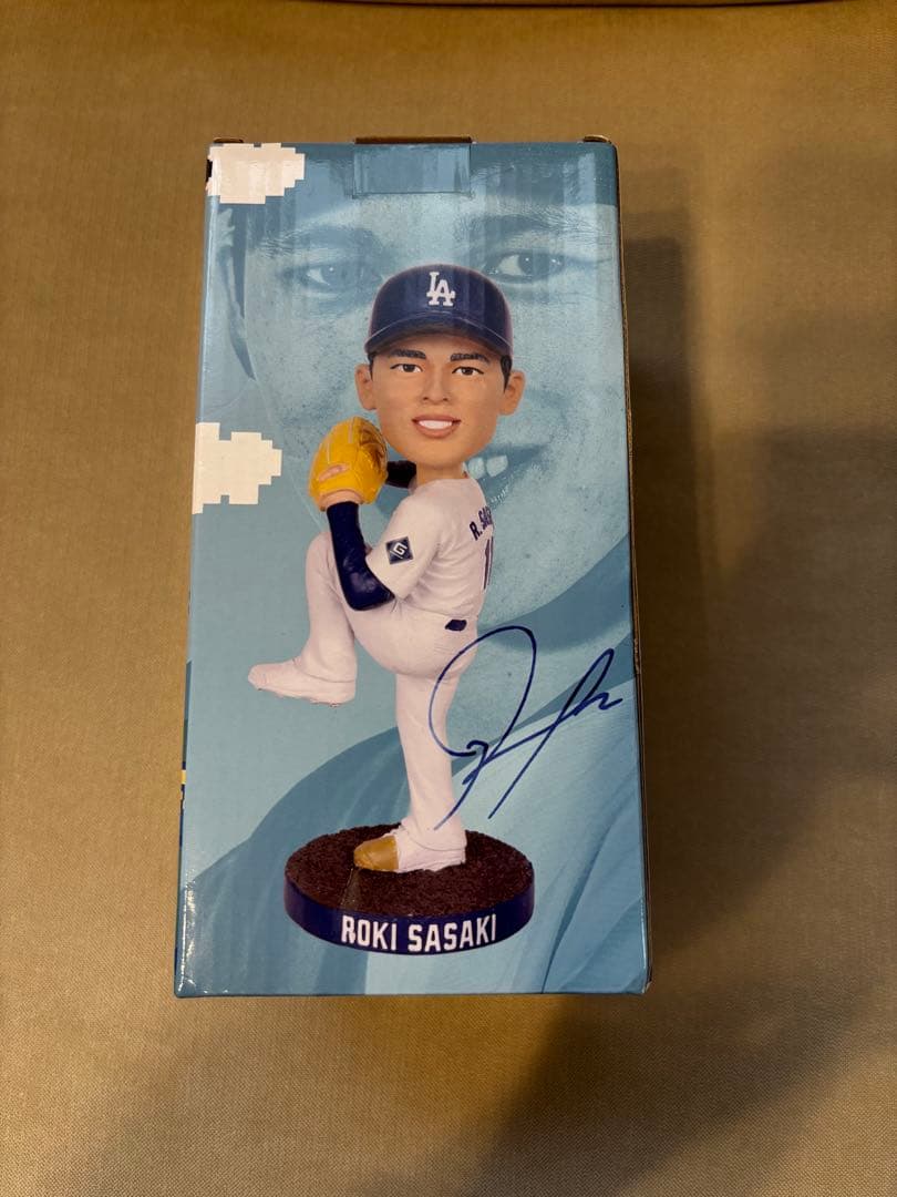 佐々木朗希　ボブルヘッド フィギュア Dodgers