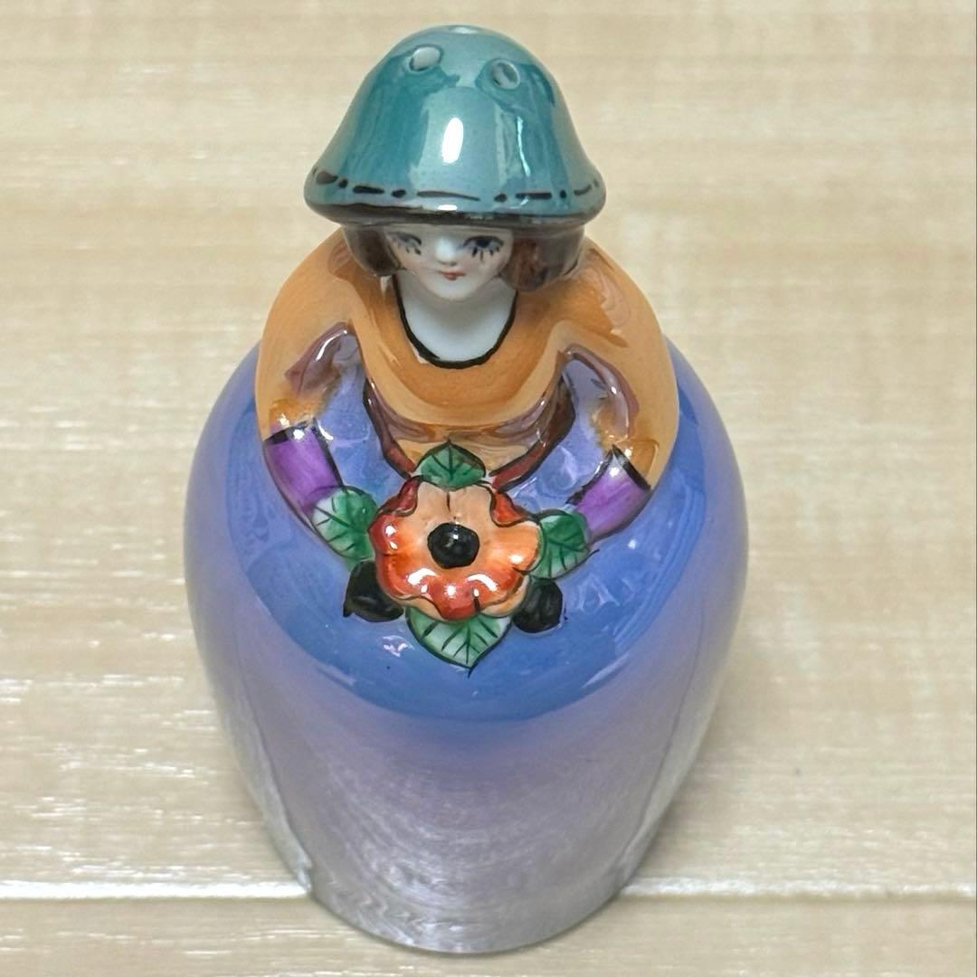 極美品 オールドノリタケ デコレディ シェーカー 大正ロマン 丸栄百貨店購入品