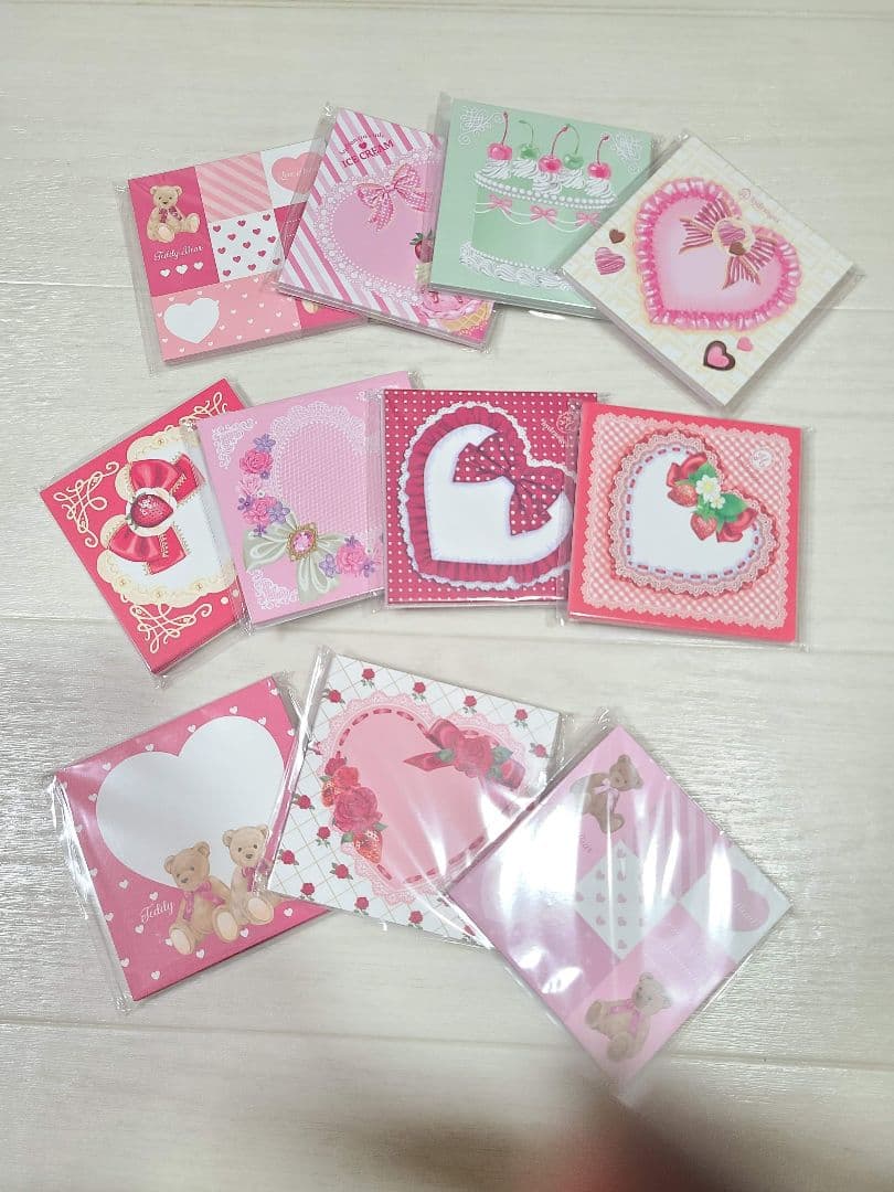 メモ帳　セット　国内作家　hydrangea様 デザインペーパー