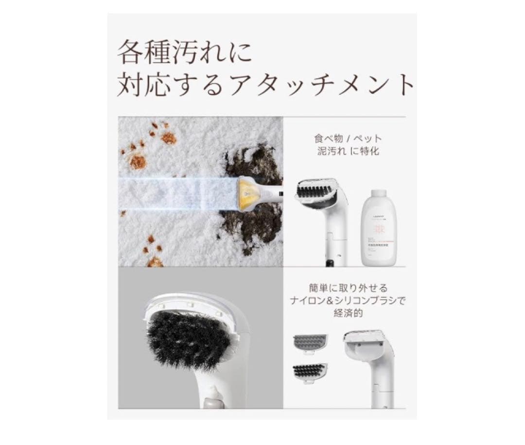 【吸引力がパワーアップ 15000Pa超強吸引力】uwantリンサークリーナー