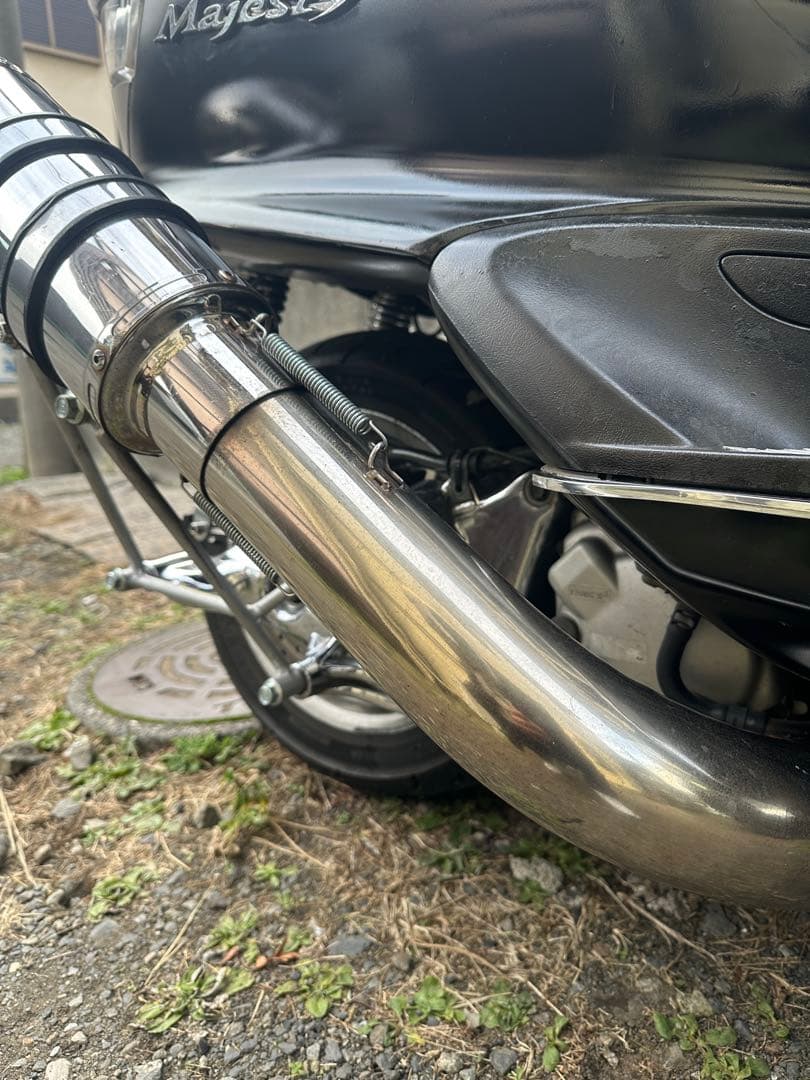 マジェスティ250 sg03j かち上げマフラー