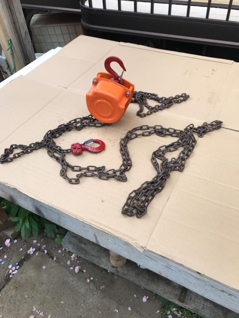 ♪おすすめ品　キトーチェーンブロック手動式　吊り上げ能力500kg