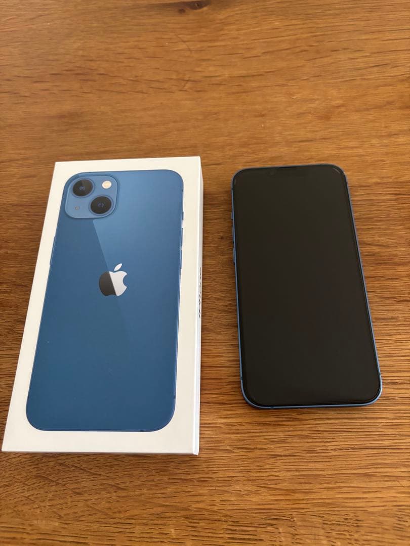 Apple iPhone 13 青 本体 箱付き